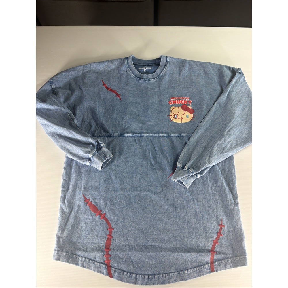 Universal Studios Hello Kitty Chucky Spirit Jersey Long Sleeve Unisex Adult Xs